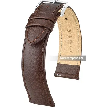 Řemínek na hodinky Řemínek k hodinkám HIRSCH Kansas XL hnědá (10) 20 mm