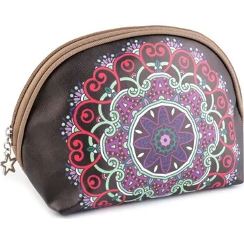Kosmetická taška mandala (hnědá)