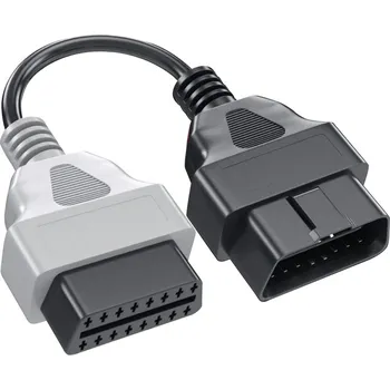 Autodiagnostika Redukce z OBD pro Fiat ECU scan Šedá - Světla, ABS, Parkovací senzory