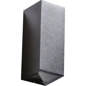 Bodové svítidlo Venkovní nástěnné svítidlo Azzardo JAKE WALL 2 Black AZ4269 GU10 2x35W IP54 8,3cm černé