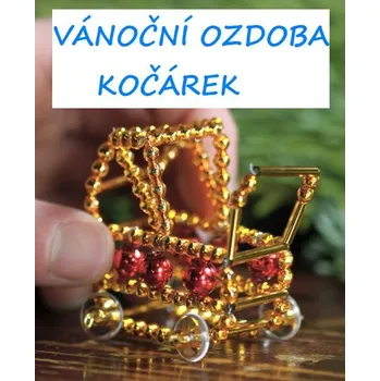 Vánoční ozdoba HOBBY SET - Vánoční ozdoba KOČÁREK barevný