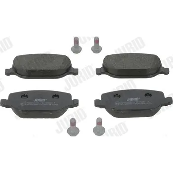 Brzdová destička Sada brzdových destiček, kotoučová brzda JURID 573252J
