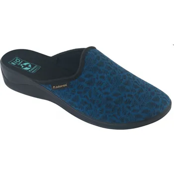 Dámská obuv Dámské pantofle přezůvky ADANEX Silvia 27686 tm. modré plná špička velikost: 39