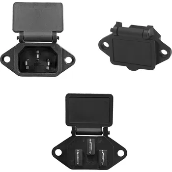 Síťový konektor Onpira Síťový konektor C14 220V 10A samec šroubovací se záklopkou