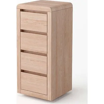 Šatní skříň Buková komoda LOUISIANA z bukového masivu Barevné provedení: Dub světlý