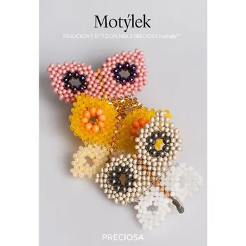 Motýlek KORÁLKOVÁ STAVEBNICE - Motýlek - brož (1ks) (Motýlek )