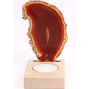 Svícen Magieprirody.cz Achátový svícen plát 10 cm - Top kvalita #415