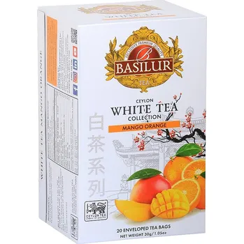 Čaj BASILUR White Tea Collection mango/pomeranč 20x 1,5 g