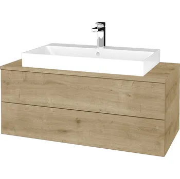 Koupelnový nábytek DŘEVOJAS koupelnová skříňka MODULE SZZ2 100 (umyvadlo Glance) Barevné provedení: D09 Arlington