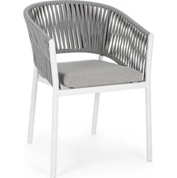 BIZZOTTO zahradní židle FLORENCIA bílá 0662801