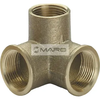 Fitinka Připojení třícestné rohové, mosazné 1/2", 3226 DN 15