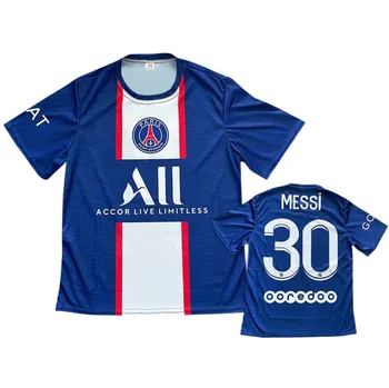 Dětský fotbalový dres PSG 30 Messi 2023 tmavě modrý