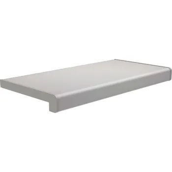 Parapet Vnitřní dřevotřískový parapet - aluminium 150 cm - 600 cm Aluminium