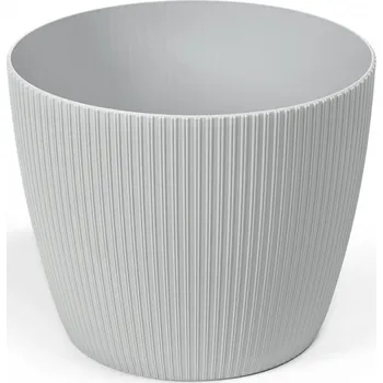 Květináč Plastový květináč Magnolia Jumper 110 mm, sv. šedá