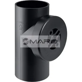 Vodovodní potrubí Geberit PE Tvarovka odpadní čistící 90° 75 mm, 365.451.16.1