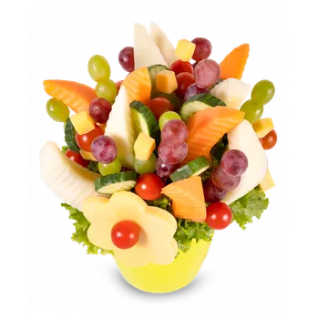 Dárkový potravinový koš Frutiko.cz Kytice k vínu Malý (S)