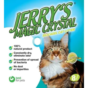 Podestýlka pro kočku Kočkolit Jerrys Magic Crystals 8l Cool Fresh