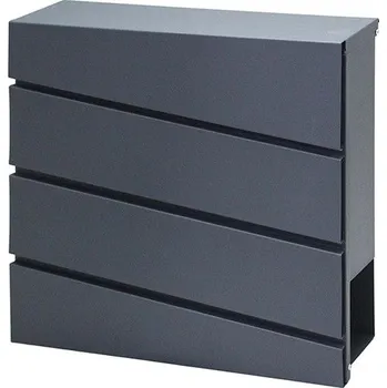 Poštovní schránka Recenze Poštovní schránka Nina 37 x 10 cm antracit