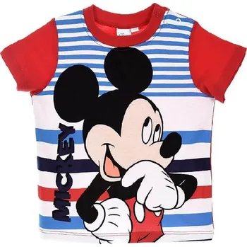 Mickey Mouse TRIČKO MICKEY Baby, červené Velikost: 6 m.