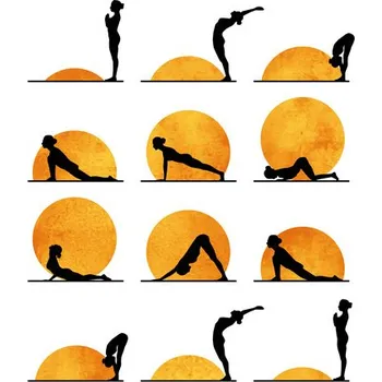 Plakát Plakát, Obraz - Kubistika - Yoga sun
