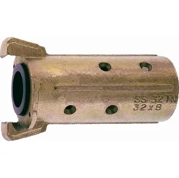 LÜDECKE 19 SANDBLAST PŘÍPOJKA - litinová, vnější přípoj 31mm (19x6 mm), bez šroubů