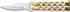 Bojový nůž Martinez Albainox Balisong Golden Sabre zlatý