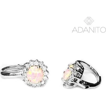 Náušnice Stříbrné opálové náušnice