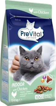 Krmivo pro kočku PreVital Adult Cat Indoor kuře 1,4 kg