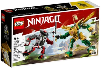 Stavebnice LEGO LEGO Ninjago 71781 Lloyd a bitva robotů EVO