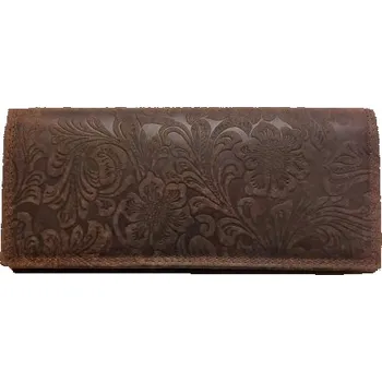 Peněženka Dámská kožená peněženka DARK FLOWER loranzo