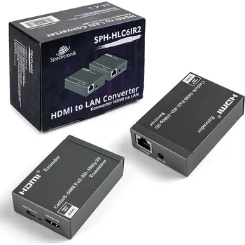 Video redukce Spacetronik SPH-HLC6IR2 převodník HDMI na LAN