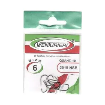 Rybářský háček Venturieri háčky Model 2019 NSB-10 ks Velikost: 6