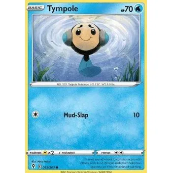 Volný čas Pokémon EVS 042/203 Tympole - Evolving Skies Stav: Near Mint, Verze: REVERSE HOLO