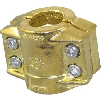 Držák na zahradní hadici LÜDECKE CLAMPS DIN 2826 MS - Čel. spona na hadice 13x6 mm (Dn 15)