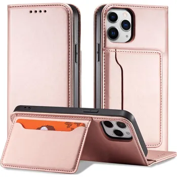 Pouzdro na mobilní telefon Sligo Pouzdro Smart Card pro iPhone 12 (6,1") růžové