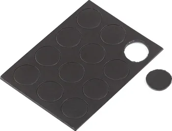 Dekorativní magnet Stoklasa Samolepicí magnety černé 12 ks