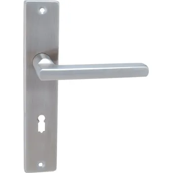 Dveřní kování MP KOVÁNÍ MP - DANIELA - SH Provedení: WC, Povrch: BN - broušená nerez, Rozteč: 90 mm