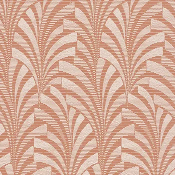 Tapeta Cihlově červená vliesová tapeta na zeď, stylizované listy, A53301, Vavex 2024