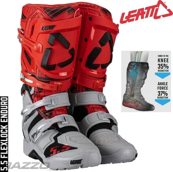Moto obuv Boty na motokros enduro Leatt Moto 5.5 FlexLock Enduro Boots JW22 2024 / 2025 8 US