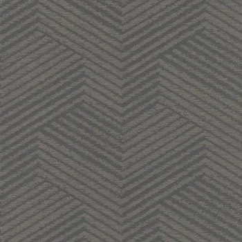 Tapeta Geometrická vliesová tapeta hnědá s metalickým žíháním EE2104, Elementum, Grandeco