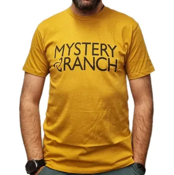 Pánské tričko MYSTERY RANCH Tričko Logo T-Shirt - Buckthorn Heather Velikost: S