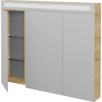 Zrcadlo Dřevojas třídvéřová galerka AIR GA3OE 100 Barevné provedení: M05 Béžová mat