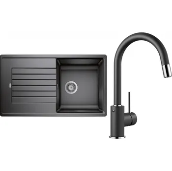 Kuchyňský dřez Set Blanco 10-D 25 (dřez Zia 5 S Antracit + baterie Mida-S Antracit)