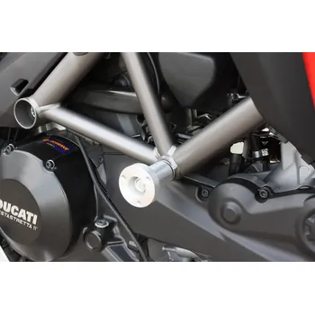Rám pro motocykl GSG MotoTechnik Německo Ducati Multistrada 950/ 950S/ 1200/ 1200 S/ 1200 Touring padací protektory GSG Moto provedení: montážní sada hliník natur