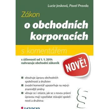 Kniha Zákon o obchodních korporacích - Lucie Josková, Pavel Pravda (E-Kniha)