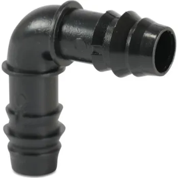 Zahradní hadice L90° SPOJKA TRN - polypropylen. úhlová spojka 90° trn 32-32mm (POM), černá
