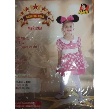 Karnevalový kostým Karnevalový kostým Myška vel. 92-104