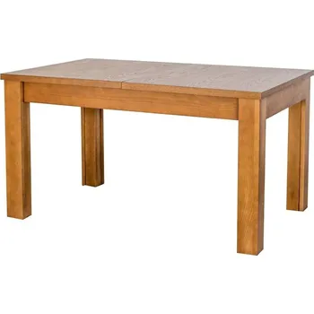 Jídelní stůl Bukový jídelní stůl MILANO rozkládací lakovaný Barevné provedení: Buk - rustikal, Rozměr stolu: 120-270/90 cm