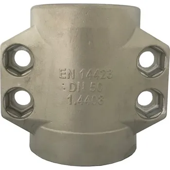 Držák na zahradní hadici CLAMPS DIN 2826 SS - na hadice iD 38 mm, venkovní rozměr 53-56 mm, EN 14423