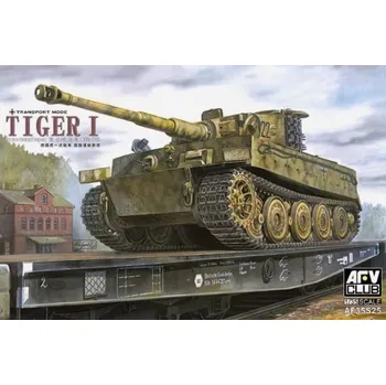 Plastikový model AFV Club 1/35 Pz.Kpfw. VI Tiger I Ausf. E Late Version mit Transportkette